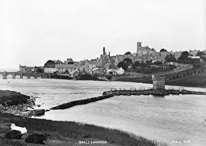 Early 1900s Irish Townscape Drucke: Ballyshannon