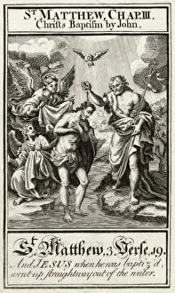 New Testament Art Prints Drucke: Baptism of Jesus / John