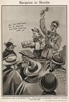 World War 1 Cartoons Drucke: Bargains in Bombs