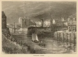 River Thames Drucke: Barking Creek