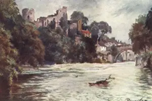 County Durham Landmarks Drucke: Barnard Castle / 1908