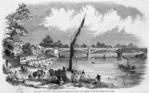 Thames River Crossing Drucke: Barnes Railway Bridge