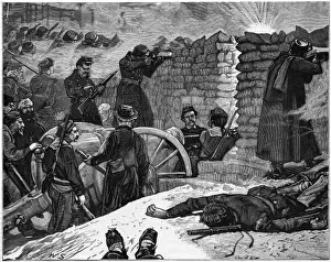 French Historical Events Drucke: The Last Barricade