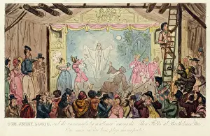 Victorian Era Entertainment Drucke: Bartholomew Fair / 1828