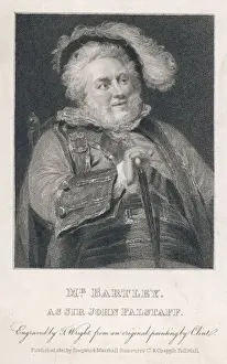 Theatre History Images Online Drucke: Bartley as Falstaff