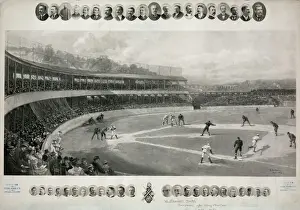 Ein Baseballspiel
