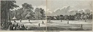 Ein Baseballspiel auf den Elysiums Feldern in Hoboken