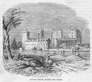 Historical Sites In England Drucke: Basing House / 1645
