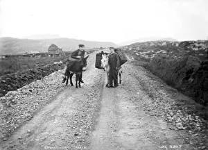 Irish Countryside Scene Drucke: Basketwork Creels