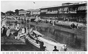 Union Jack Flag Drucke: Basra Captured Wwi