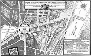 Demolitionsplan der Bastille