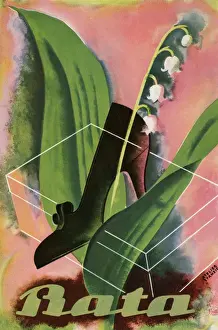Vintage Shoe Advertisement Drucke: Bata Shoes