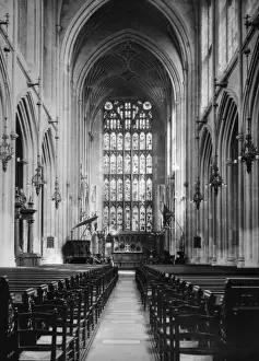 Somerset England Architecture Drucke: Bath Abbey Choir
