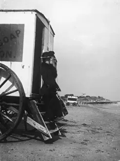 Badmaschine aus dem Jahr 1900