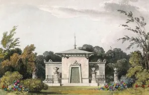 Classical Building Design Drucke: Bathing Pavilion