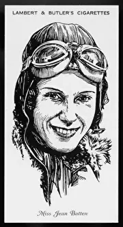 Female Aviator History Drucke: Batten / Lambert Butler