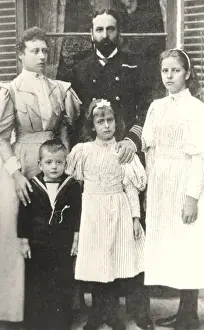 Drucke von Prinz Louis von Battenberg, 1 Schweden Drucke: Familie Battenberg um 1895