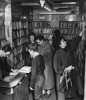 Library Interior Design Drucke: Battersea Mobile Library