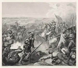 Revolutionary War History Drucke: Battle of Fleurus