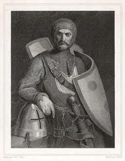 Medieval Royalty Images Drucke: Baudouin Ii / Jerusalem