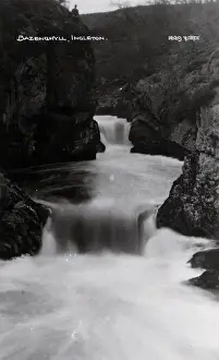Yorkshire England Photography Drucke: Baxenghyll Falls, Ingleton, Yorkshire