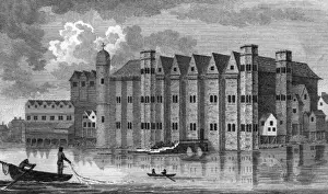 Old English Castles Drucke: Baynards Castle