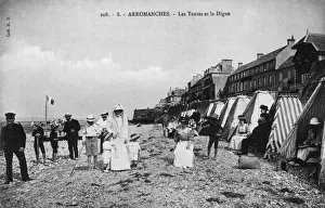 Allied Invasion France Drucke: Beach at Arromanches