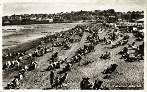 Devon Coastline History Drucke: The Beach, Paignton, Devon
