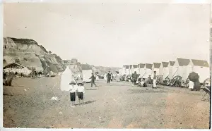 Beach Scenes From The Past Drucke: Beach Scene