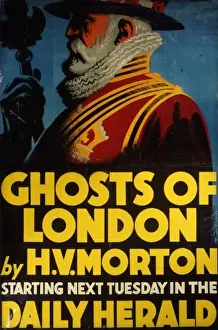 Tower Of London Guard Drucke: Beafeater on book serialisation poster