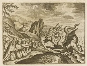 Christian Mythology Art Drucke: Beast of Apocalypse
