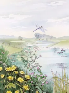 Flussuferlandschaft