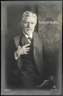 German Socialist Leader Drucke: BEBEL (1840 - 1913)