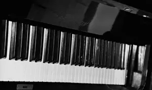 Vintage Music Instruments Drucke: Bechstein Piano Keyboard
