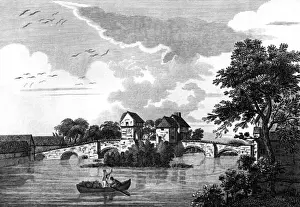 Historical Landmarks In England Drucke: Bedford Bridge