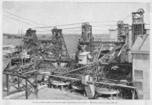 South African Mining Industry Drucke: De Beers Diamond Mine