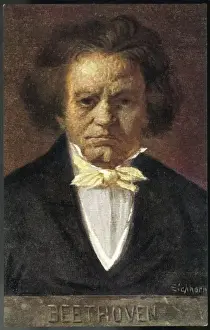 Ludwig Van Beethoven Painting Drucke: Beethoven / Eichhorn