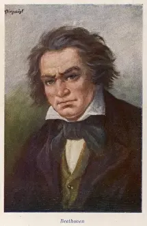 Historical Music Composers Drucke: Beethoven (Klingsbogl)