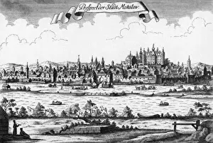 Litauen Drucke: Weißrussland Mahiljów