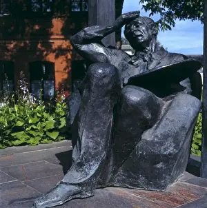 Drucke von Belarus, Vitebsk, Denkmäler zum Maler Marc Chagall, Skulptur Marc Chagall Drucke: Belarus, Vitsebsk, Denkmal zum Maler Marc