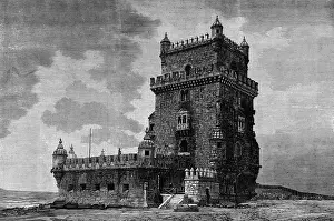 Portugal Landmarks Drucke: Belem Tower