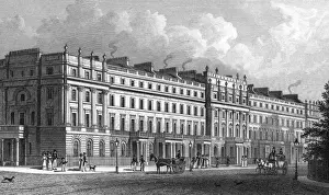 Victorian Era London Landmarks Drucke: Belgrave Square