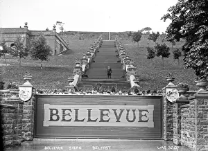 Northern Ireland Landmarks Drucke: Bellevue Steps, Belfast