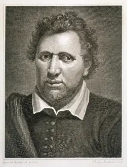 Ben Jonson Portrait Drucke: Ben Jonson / Honthorst