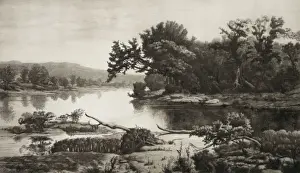 Rural America Photography Drucke: Bend in the Susquehanna