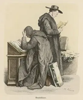 Ordensmönche des Benediktinerordens