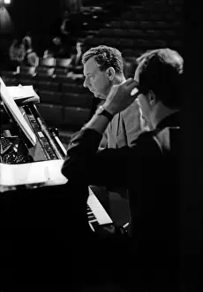 British Music Heritage Drucke: Benjamin Britten working on his score