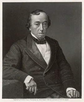 Drucke von Benjamin Disraeli Staatsmann Benjamin Disraeli Drucke: Benjamin Disraeli / Roffe