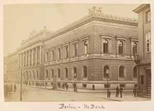 Germany Old Town Scenes Drucke: Berlin / Main Bank C1910