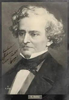 19th Century Composers Drucke: Berlioz Postcard